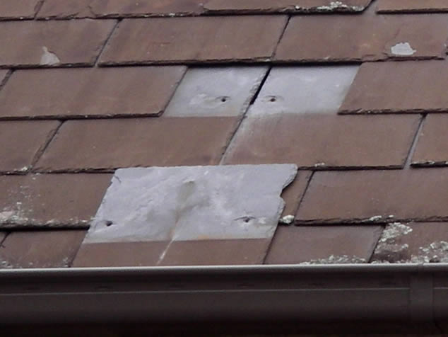 Slate Roof Tile Repair